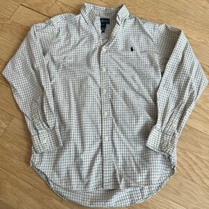 Polo by Ralph Lauren Men's White Checkered Shirt